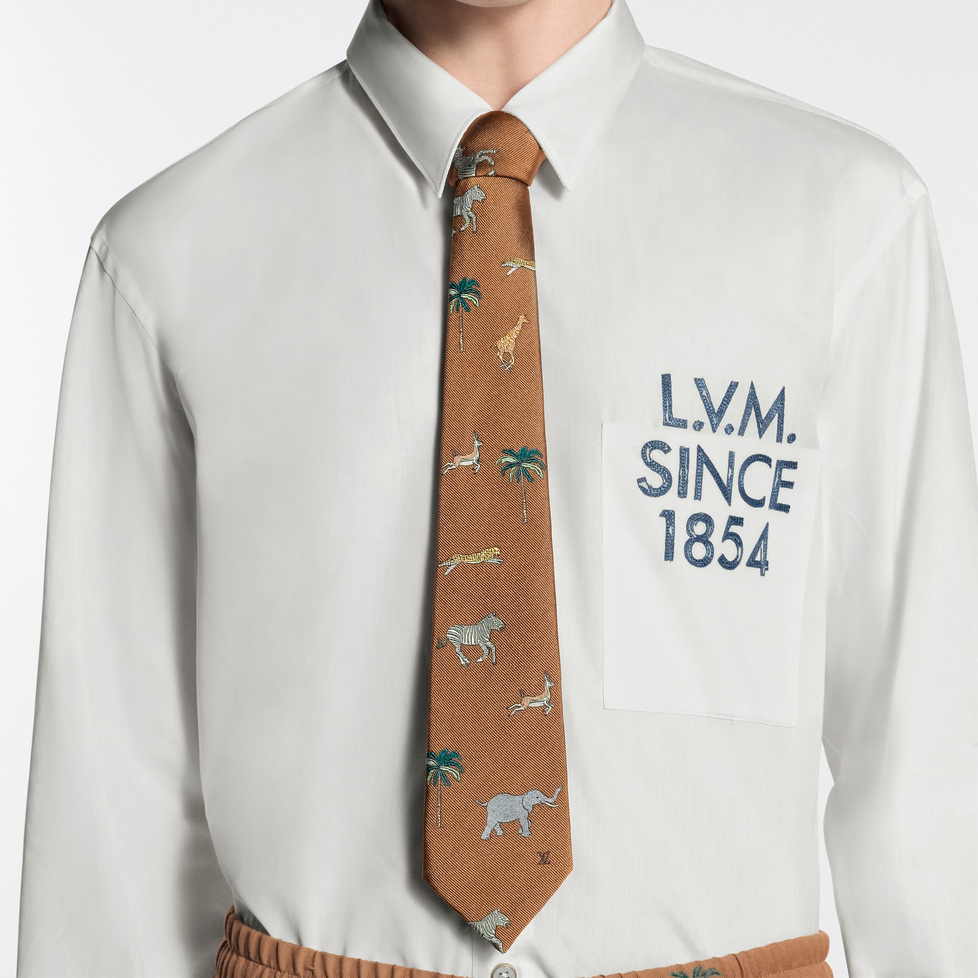 LV x The Darjeling Limited Tie S00 - Men - Accessories | LOUIS